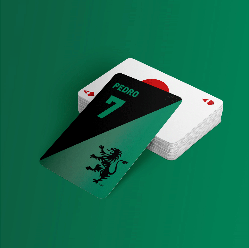 100% Sporting Baralho de Cartas