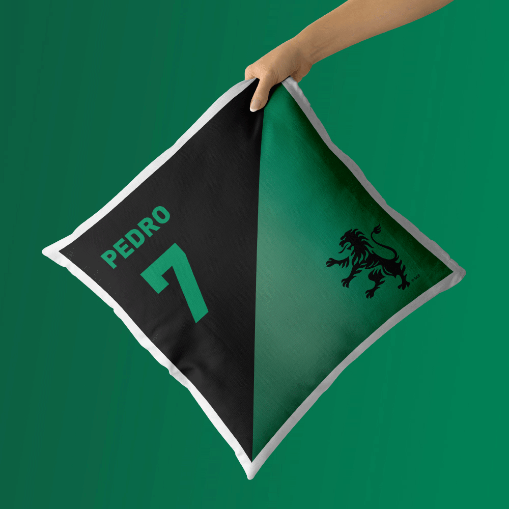 100% Sporting Almofada Simples 35x35 cm
